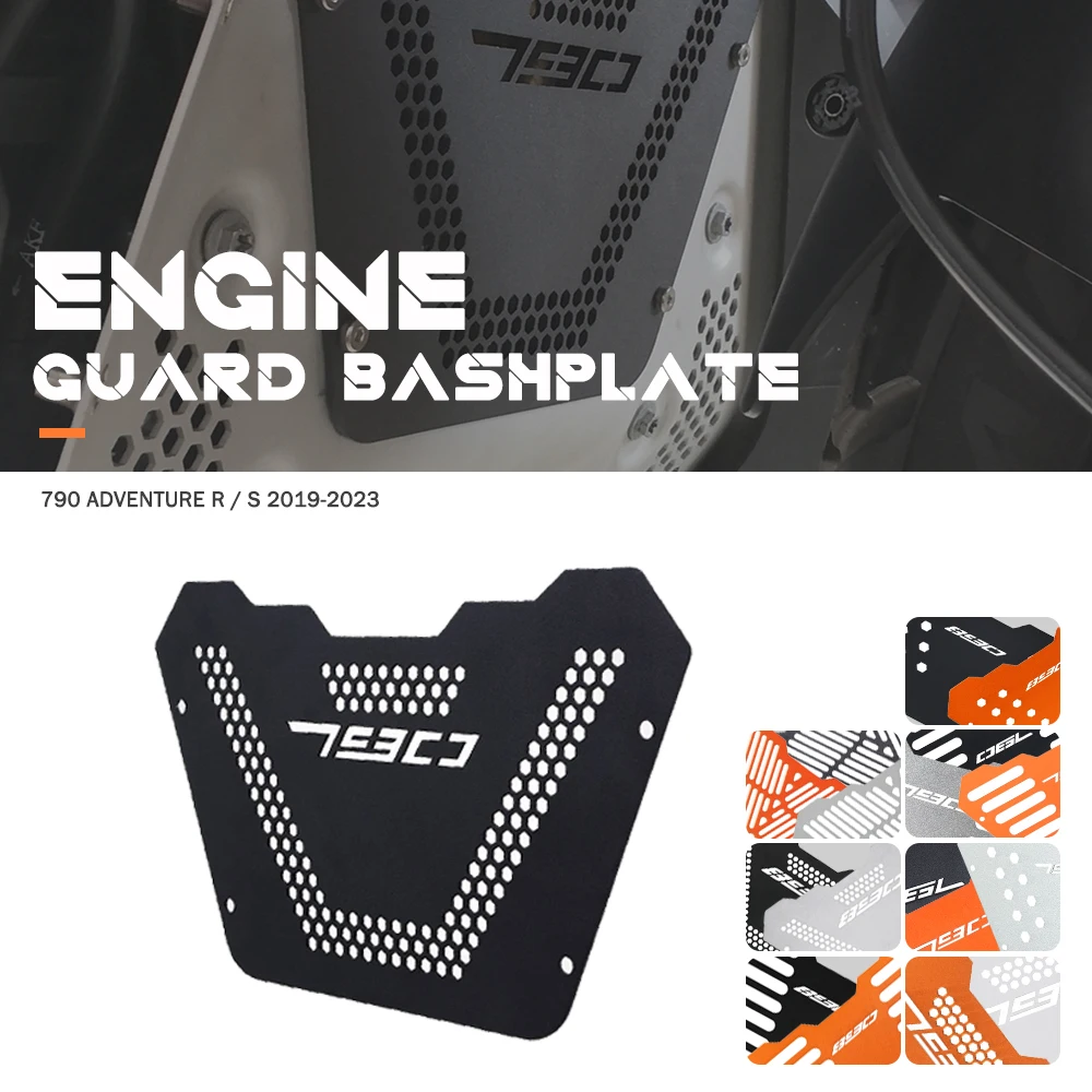 

Engine Guard Bashplate Cover Crap Flap And Protector Crap Flap Motorcycle FOR KTM 790 Adventure R S 790Adventure 2019 2020 2021