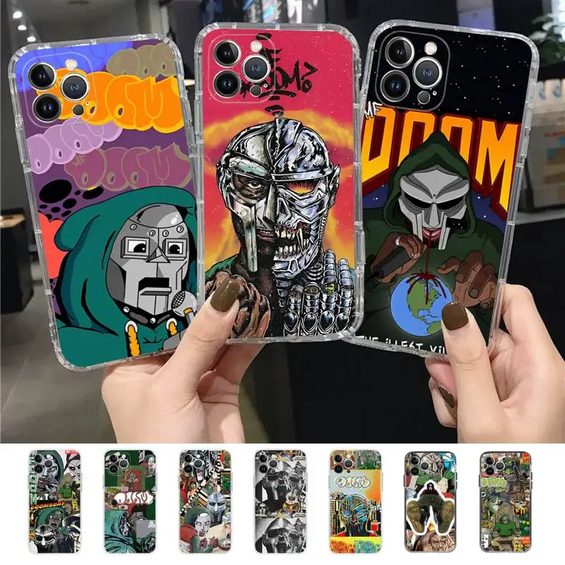 

MF DOOM Rapper Phone Case for iPhone 11 12 13 mini pro XS MAX 8 7 6 6S Plus X 5S SE 2020 XR case