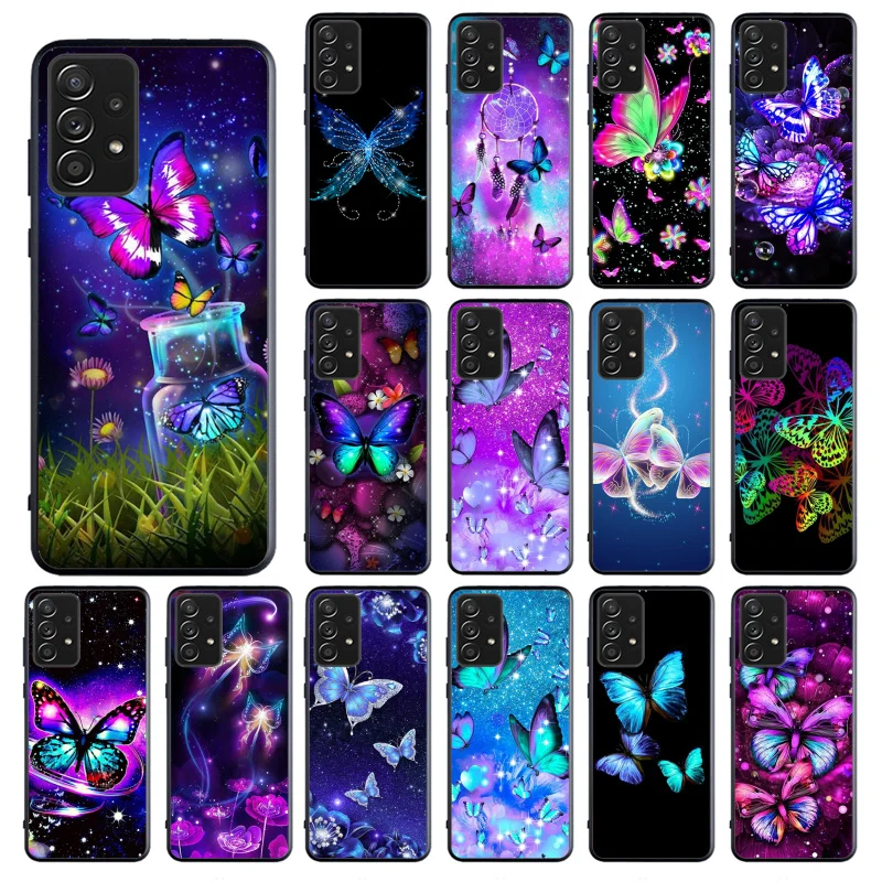 

Butterfly Phone Case for Samsung Galaxy A13 A22 A12 A32 A71 A11 A21S A33 A52 A72 A51 A50 A70 A31 M31