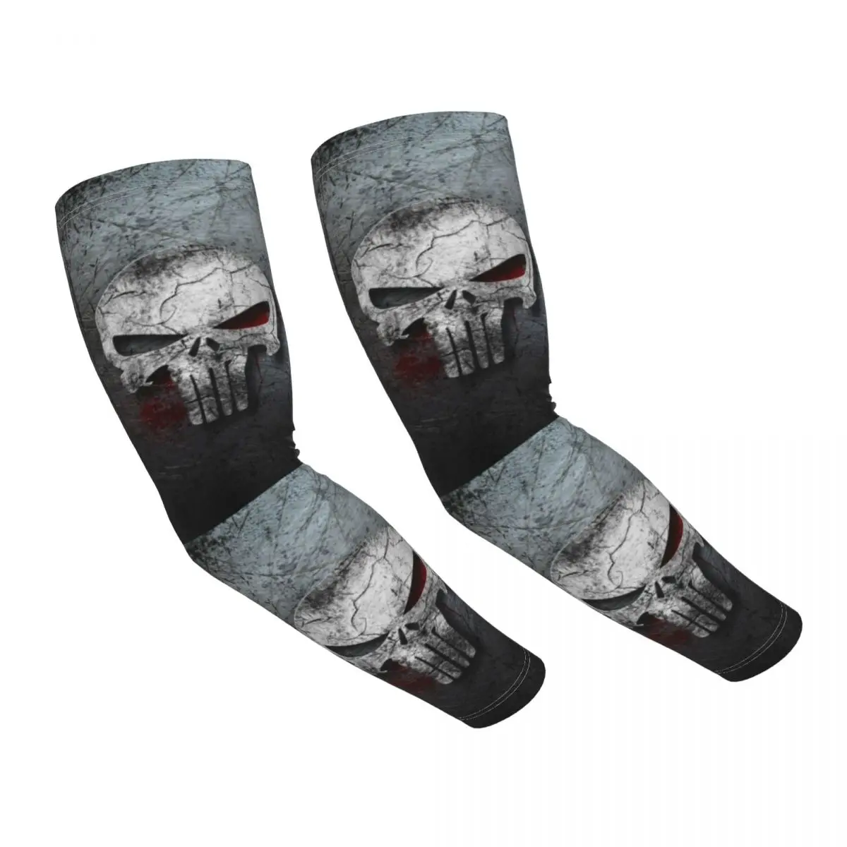 

Каркас, Череп, тяжелые металлические Пробойники, Спортивная компрессионная рукоятка, Женская Мужская Защита от солнца, УФ-лучей, татуировка...