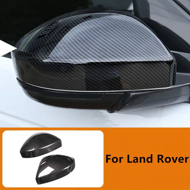 For Land Rover Discovery Sport 2015-2019 Carbon Fiber Pattern Interior Modification Exterior Mirror Cover Decorate Accessories