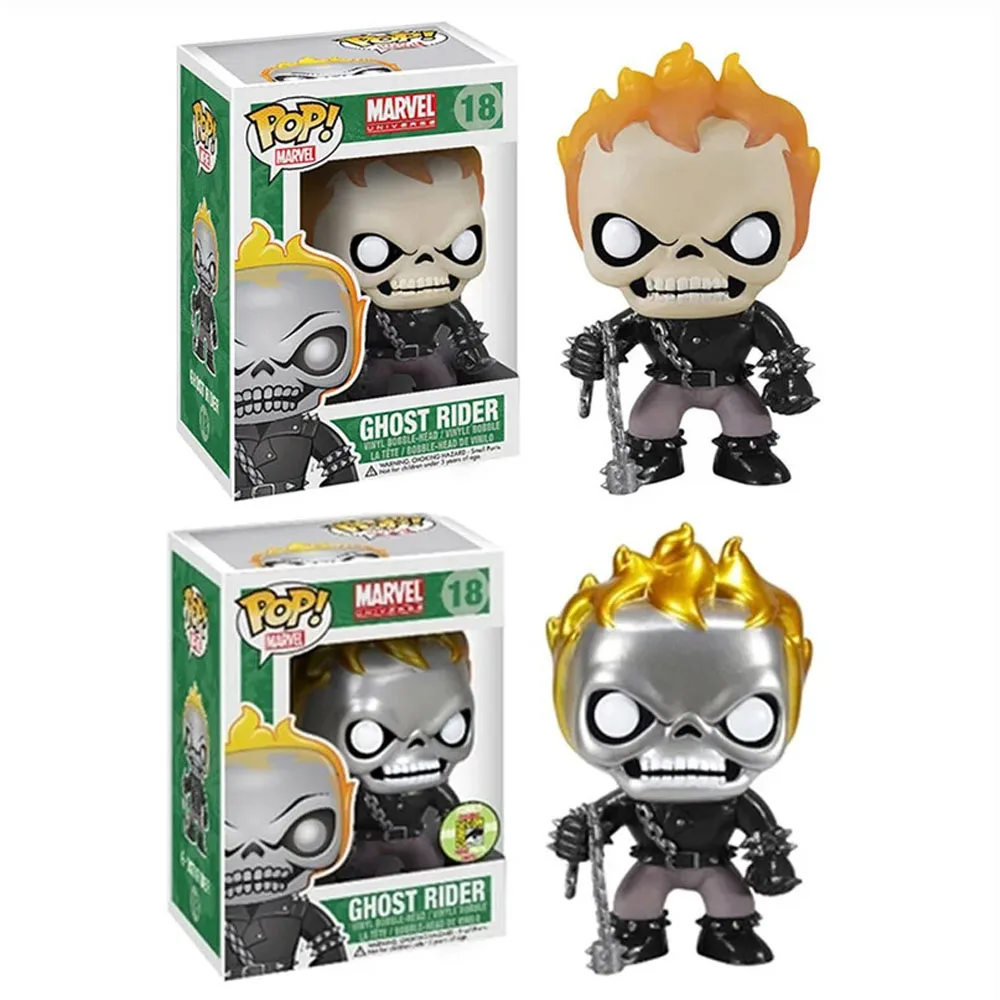 Funko Pop Ghost Rider #18 виниловые фигурки героев Marvel игрушки подарки
