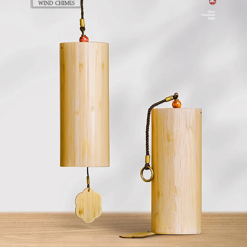 Hluru Bamboo Windchime 8 Стеблей Тонов Открытый Сад Патио Дзен Медитация Колокольчик C G Am Dm