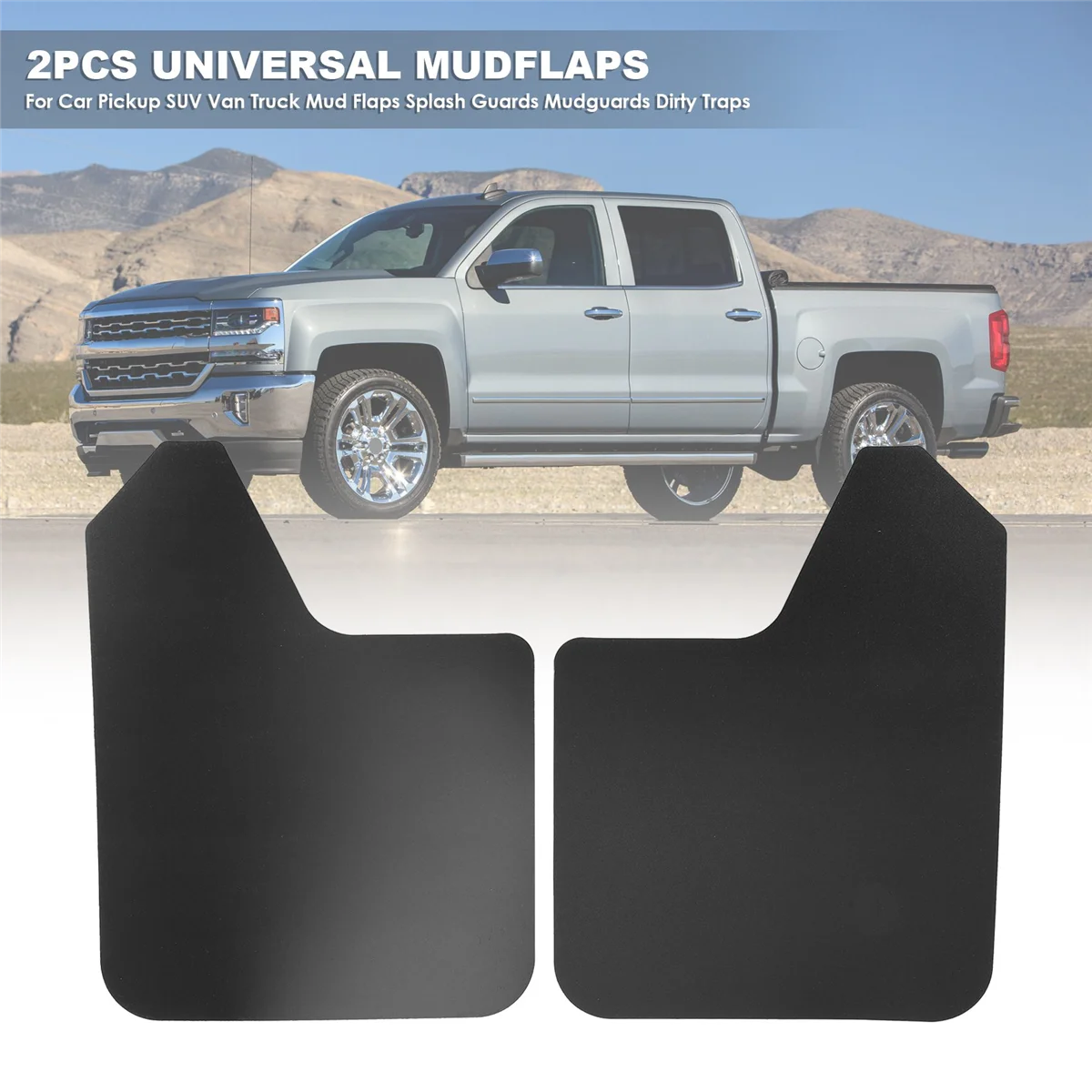 Брызговики универсальные с заклепками 2 шт.