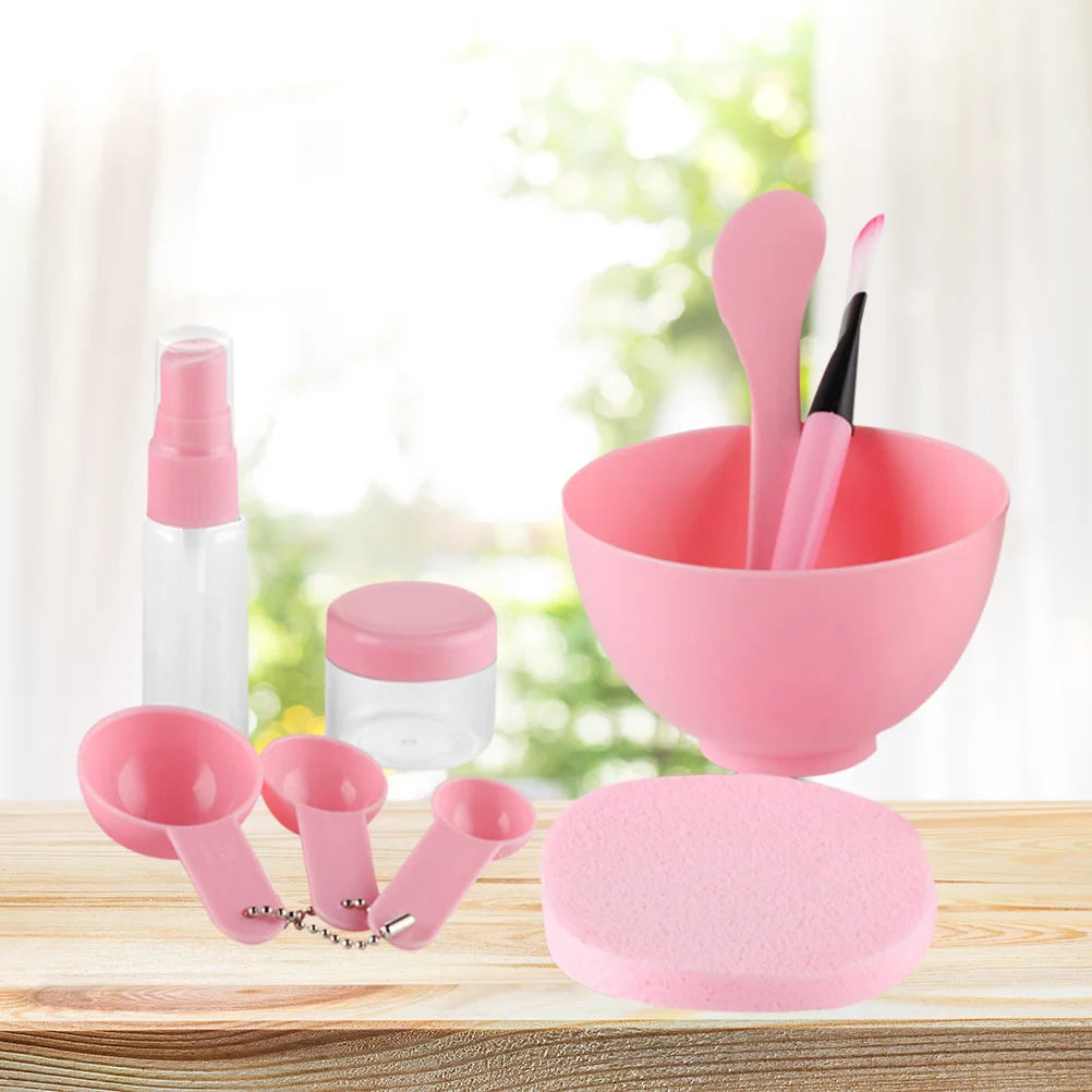 

Mask Bowl Facial Set Makeup Mixing Face Spoon Tool Scoop Brush Spatulas Care Kit Tools