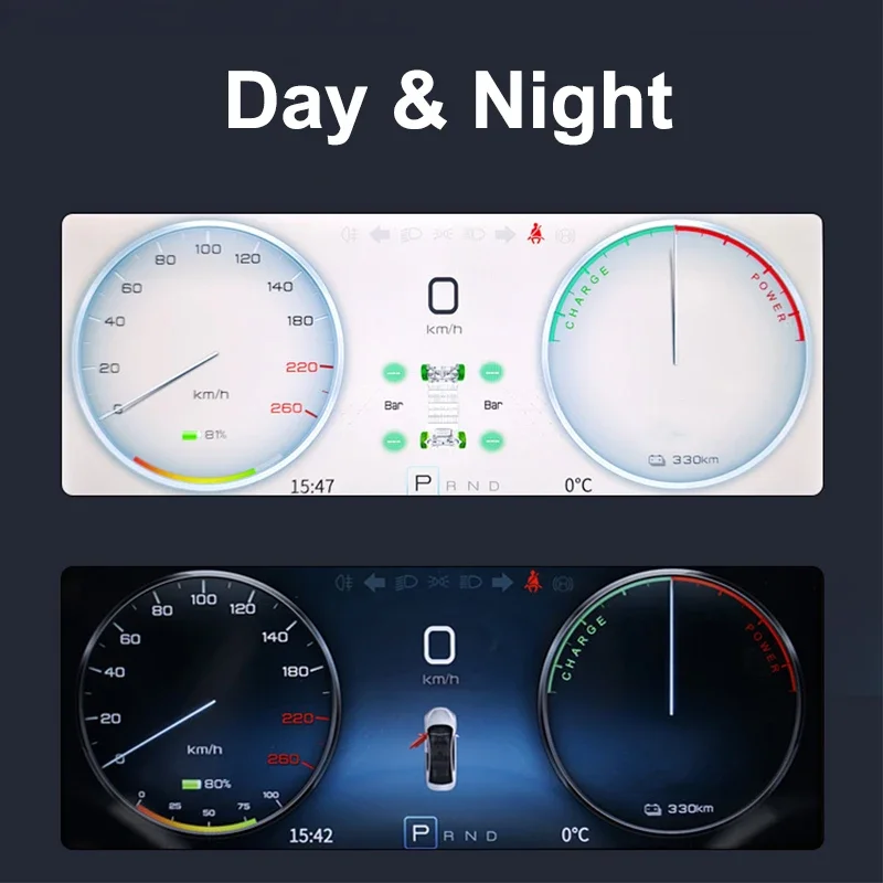 Для Tesla Model 3 Y 9/10.26 дюймов проектор цифровой приборной панели Carplay Android авто для 2023