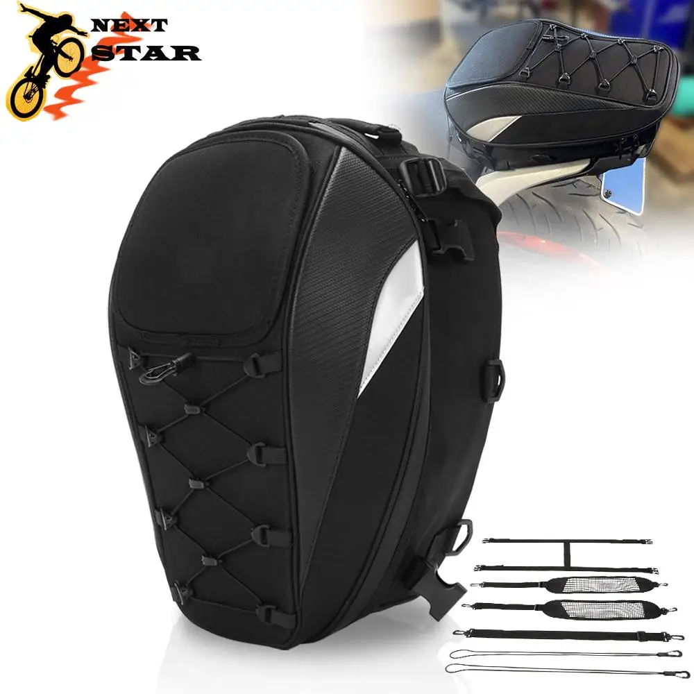 

Waterproof Motorcycle Tail Bag Rear Seat Bag High Capacity Rider Multifunction Backpack Tailbag For Yamaha BMW mt09 mt07 R1250GS