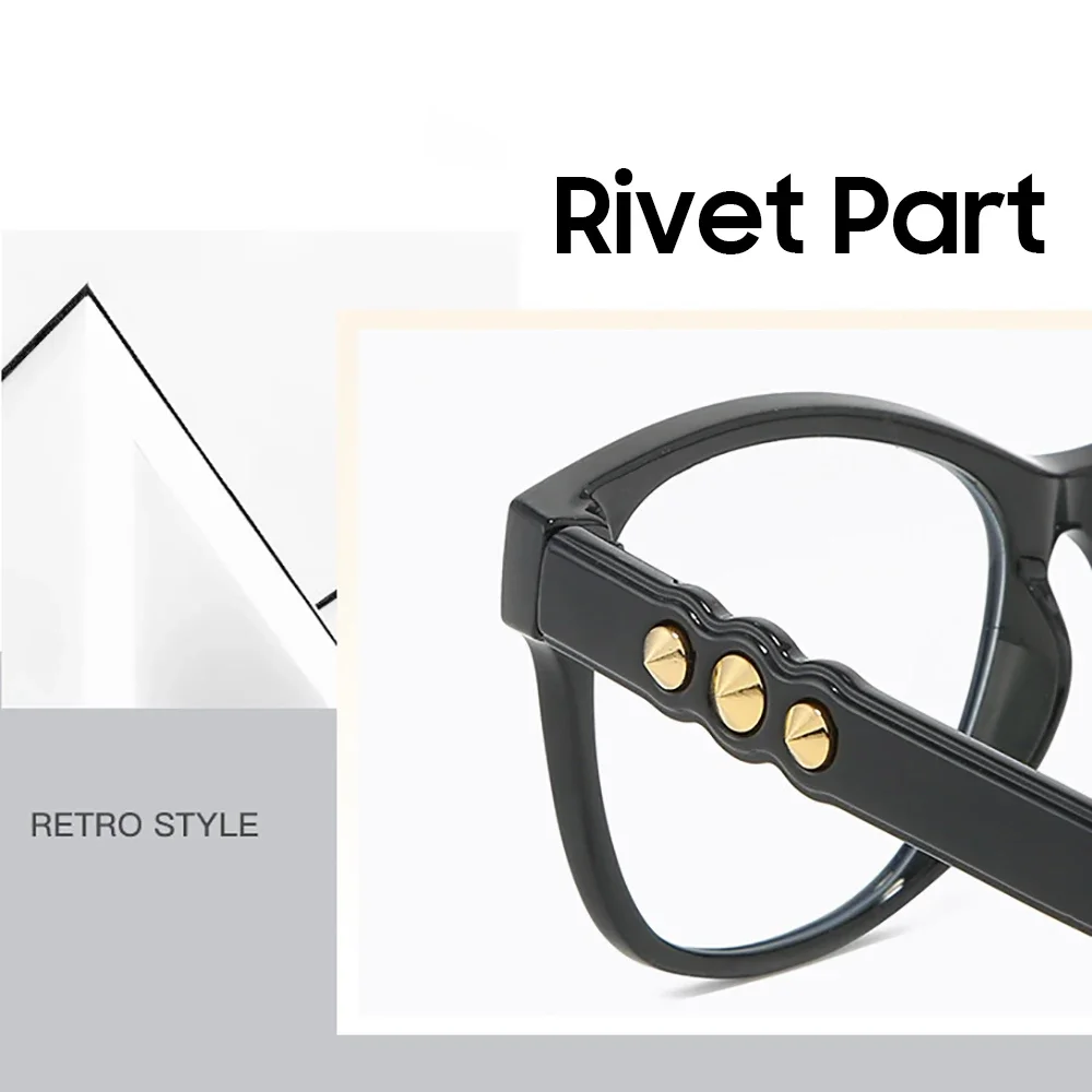 Очки с блокировкой синего света в стиле ретро мужские очки 2021 черная квадратная