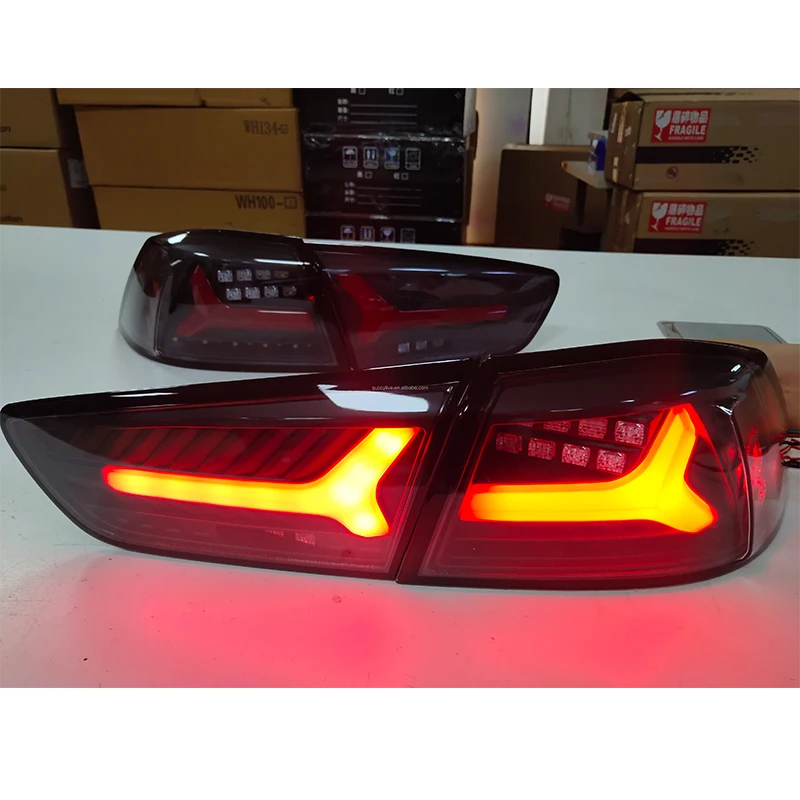 

Smoke Black LED Tail Lamp 2008-2013 Lancer Exceed For Mitsubishi Taillight Back Rear
