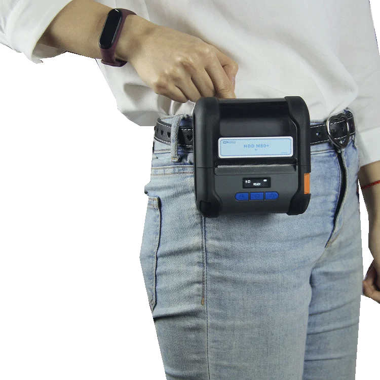 

POS Terminal HDD M80+ Handheld Thermal And Label Printer With 30-80mm Adjusting Paper Module Provide SDK And Secondary R&D