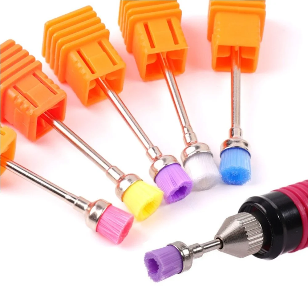 

Nail Drill Bits for Electric Drill Manicure Machine Accessory Rainbow Tungsten Carbide Ceramic Milling Cutter Nail Files