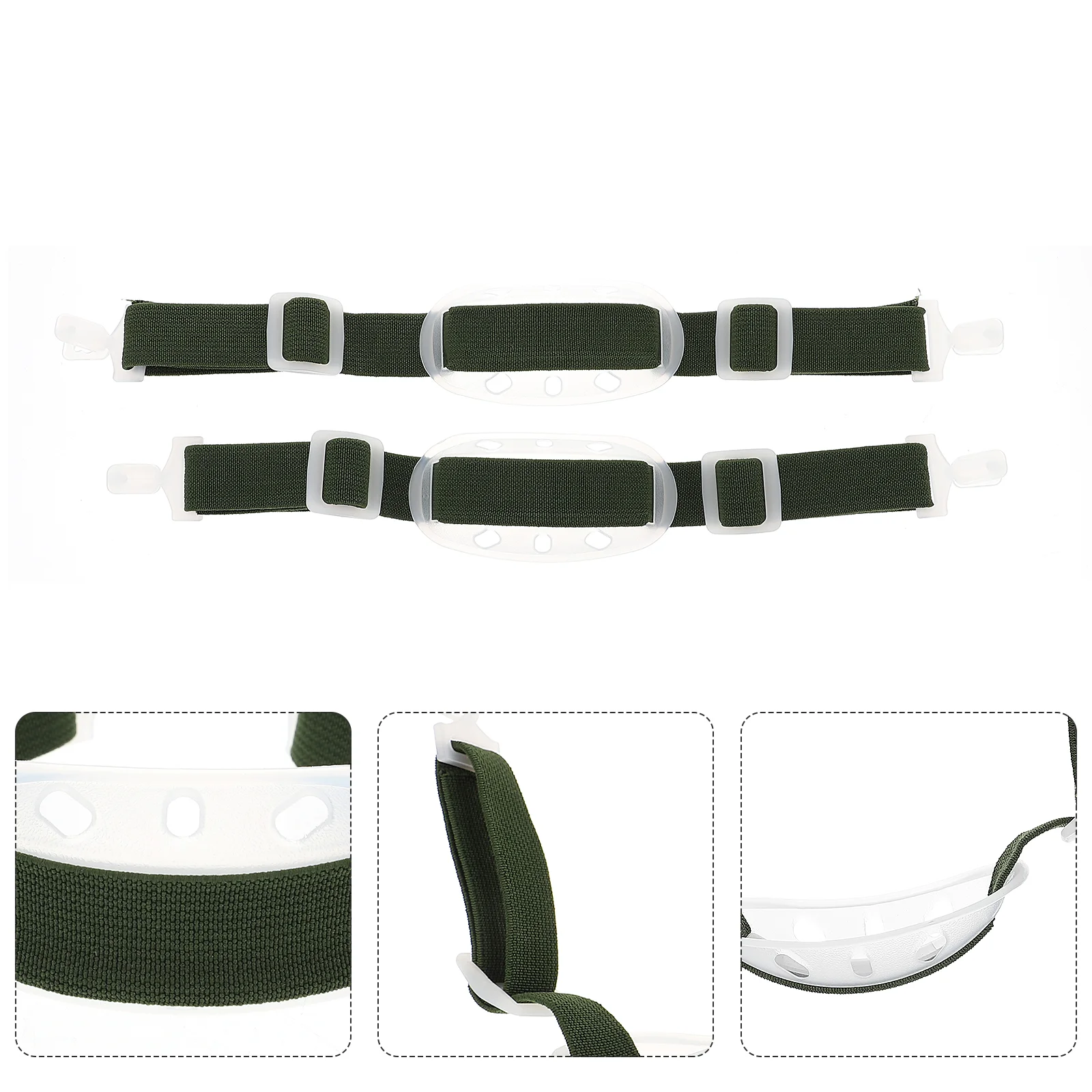 

2 Pcs Chinstrap Hardhat Replacement Safety Hardhats Plastic Accessories