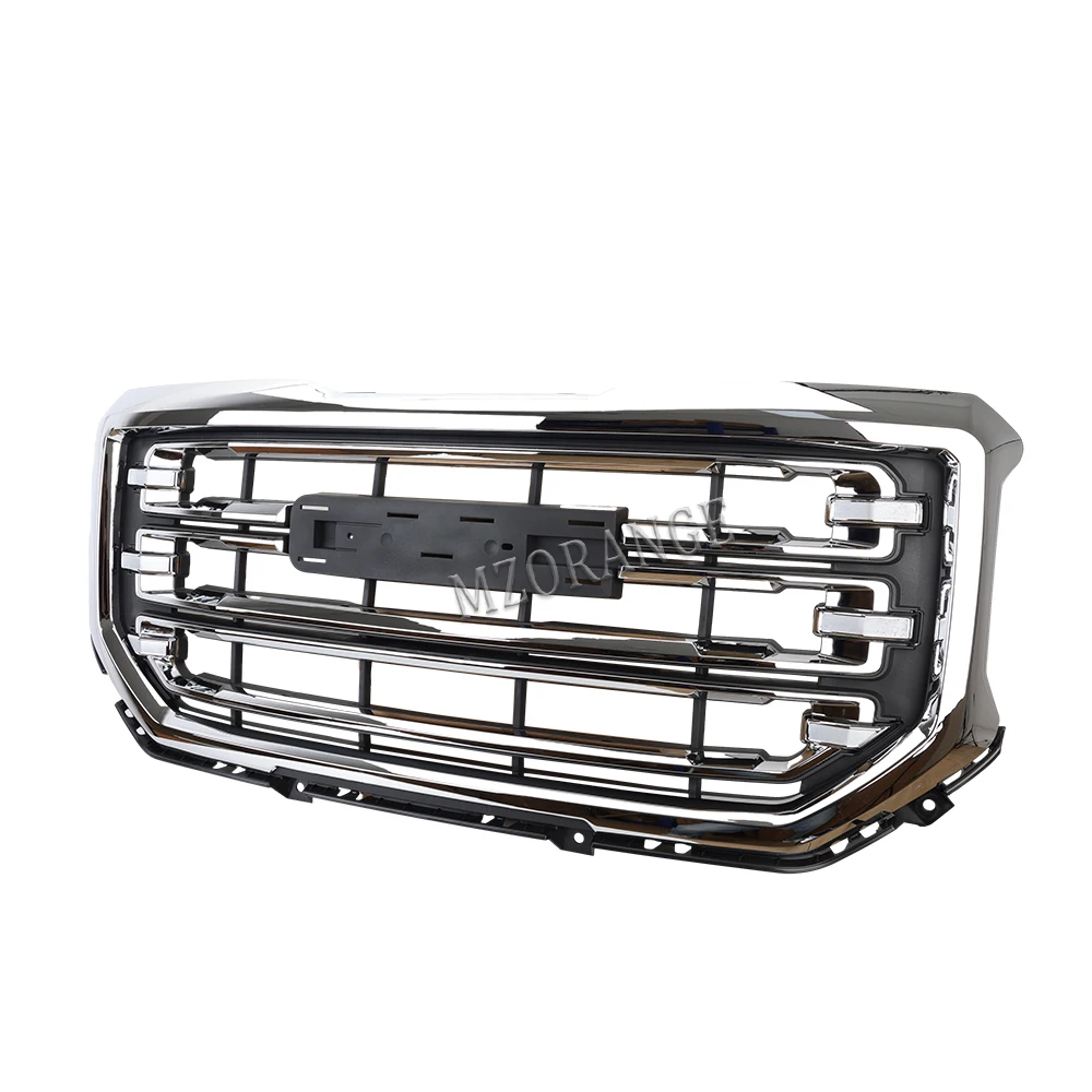 Передний верхний бампер для GMC Sierra 1500 2016 2017 2018 2019 автомобильные хромированные