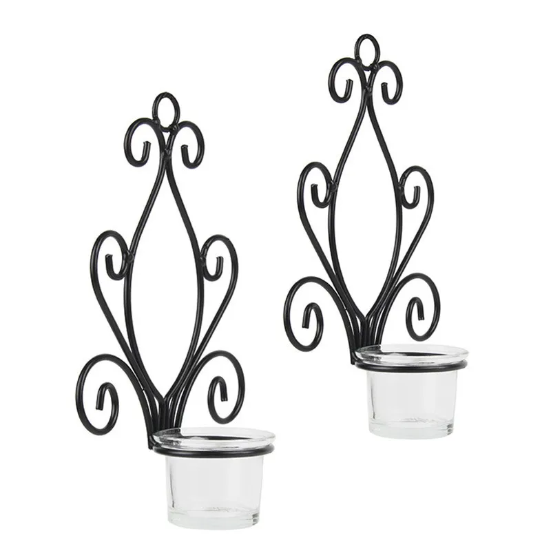 

Europe Originality Wall Mounted Candle Holders Sconce Candle Holder Home Decoration Room Decor Candle Foundation