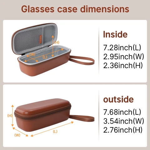 HIBLOKS сумка для Ray-Ban Meta Wayfarer