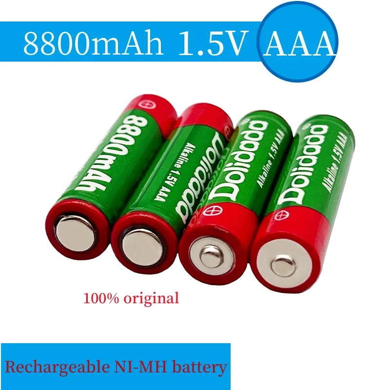 

1.5VAAA rechargeable battery 8800mah AAA 1.5V New Alkaline Rechargeable batery for led light toy mp3