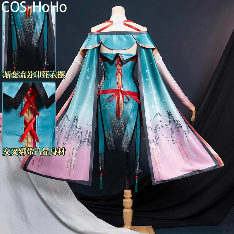 COS-HoHo волнистые волны ZheZhi игровой костюм Милое сексуальное милое платье униформа