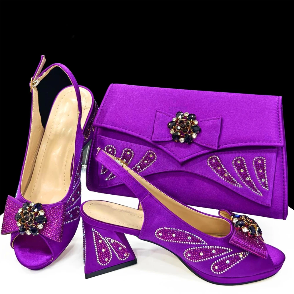 Фуксия женские босоножки на высоком каблуке подходят к сумочке модные