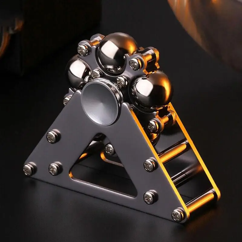 

Double Pendulum Fidget Spinner Foldable Metal Antistress Hand Spinner Adult Toys Gyroscope Stress Reliever Toy For Kids Gift