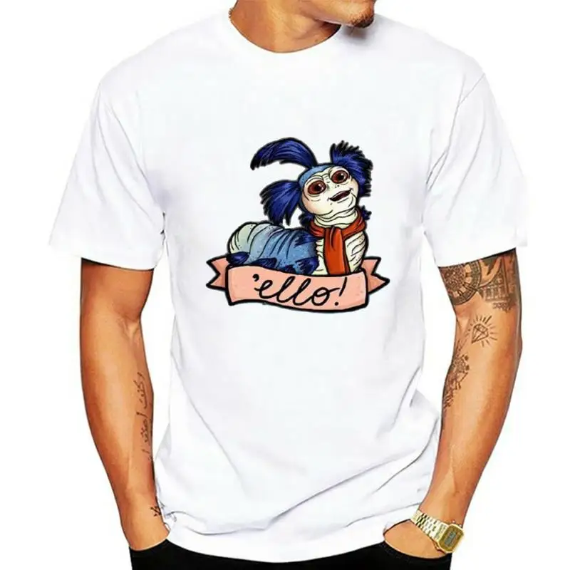 Футболка с червем Эллио Лабиринт Культовый фильм 80-х годов Фэнтези Винтаж Coll