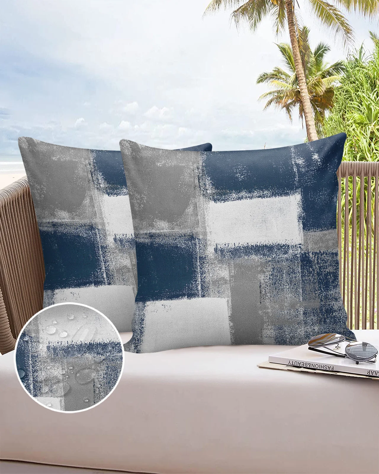 

Абстрактный геометрический синий фотоэлемент