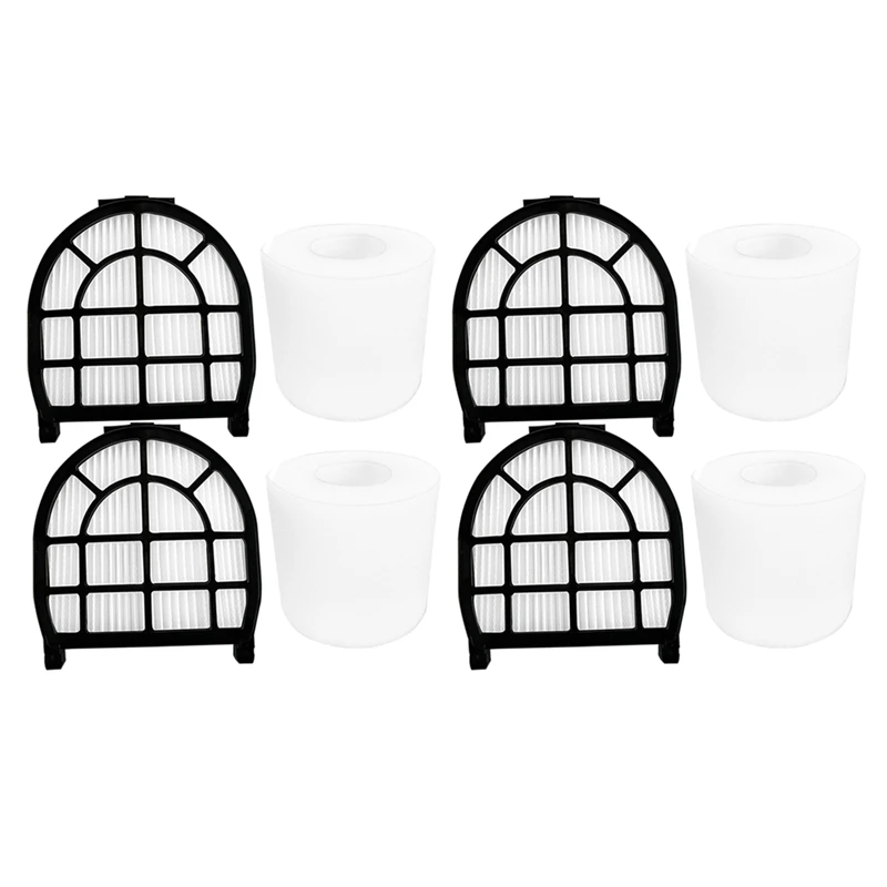 

4Sets Vacuum Cleaner Rear Filter Filter Cotton Set For Shark Lz600 Lz601 Lz602 Lz602c Replacement Cotton
