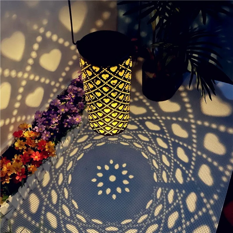 

Наружная Солнечная лампа ретро полый фонарь светильник Солнечный СВЕТОДИОДНЫЙ светильник Водонепроницаемая Подвесная Лампа для проектора открытый сад