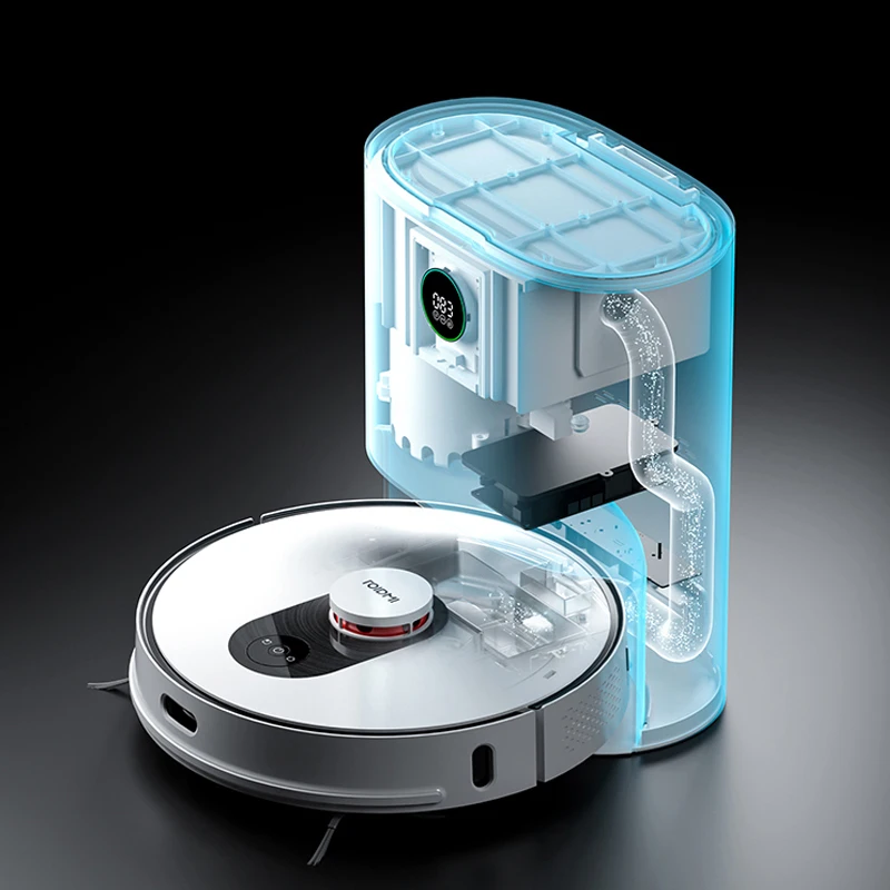 

2021 New Roidmi Eve Plus Robot Vacuum Cleaner Mop Met Smart Dust Collection Ondersteuning Google Assistent Alexa App