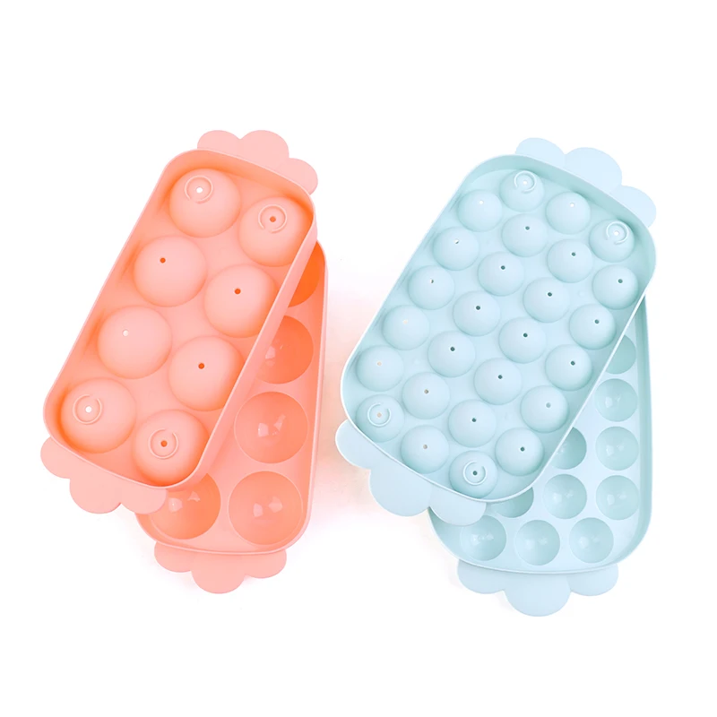 

8/26 Grid Plastic Molds Ice Tray 3D Round Ice Molds Home Bar Party Use Round Ball Ice Cube Makers Kitchen DIY Ice Cream Moulds