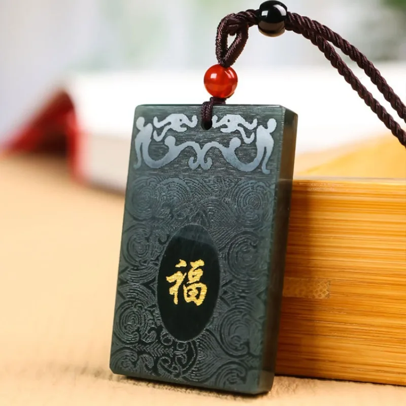 Сапфировая подвеска в стиле ретро от бренда Fengfu то же самое для мужчин и женщин