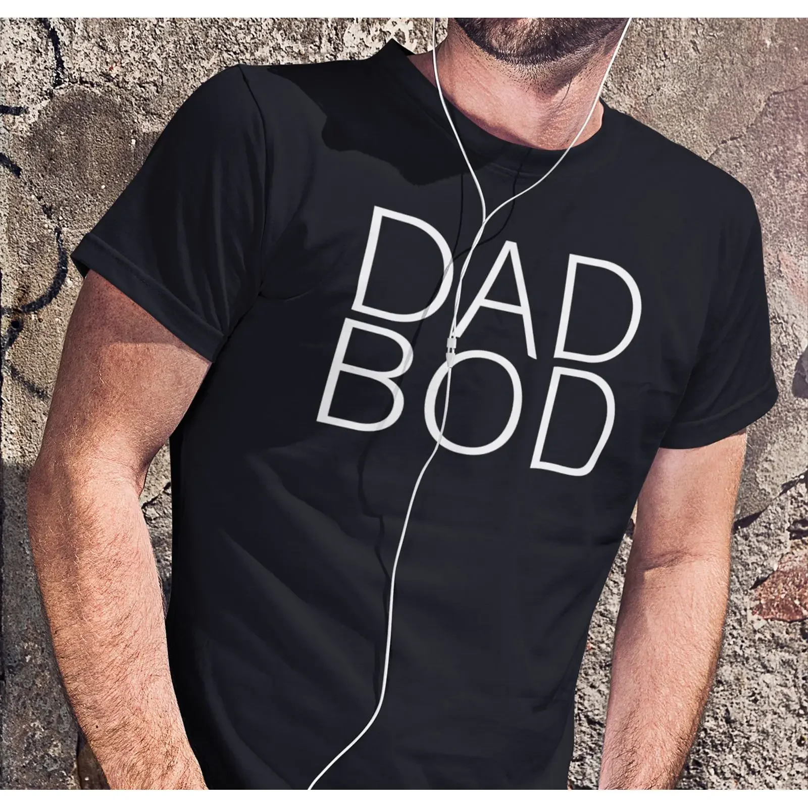 Фото Футболка Iron Gods Dad Bod Gym T Shirt Funny Father's Day в винтажном стиле, с эффектом потертости, уличная одежда, удобная, дышащая, унисекс, модная №1
