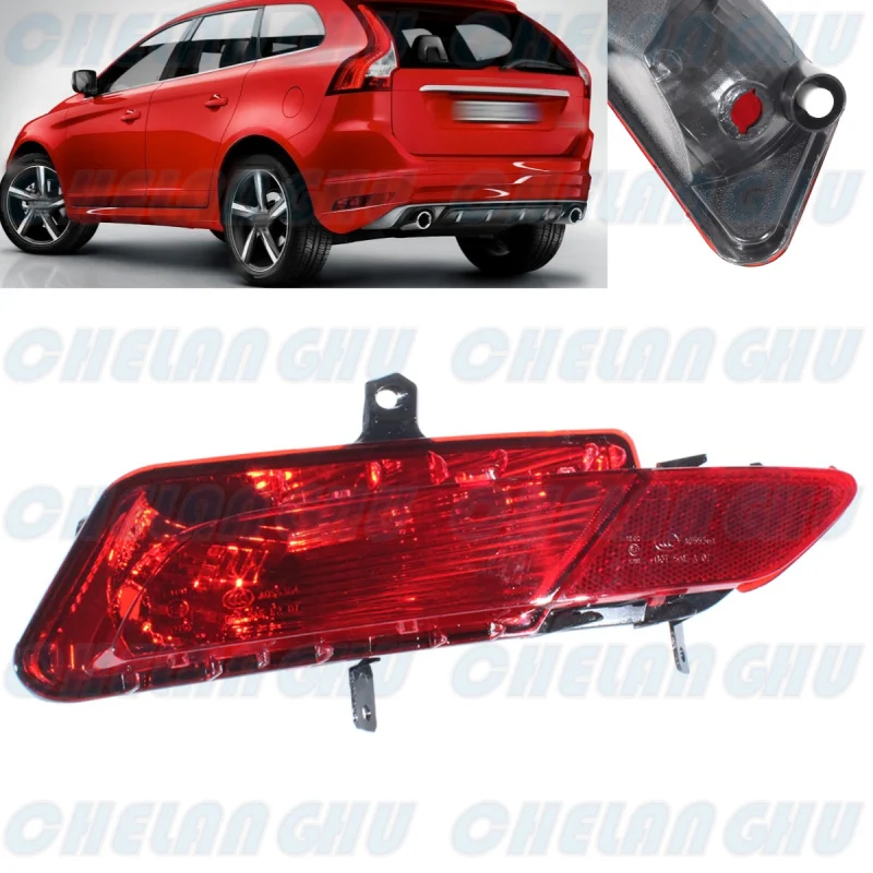 

Для Volvo XC60 2014 2015 2016 2017 31353285 левый задний бампер отражатель лампа без лампочек автомобильные аксессуары