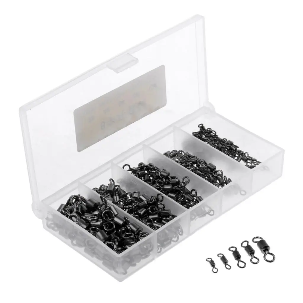 

250Pcs 360° Rotation Rolling Fishing Tackle 2# 4# 6# 8# 10#