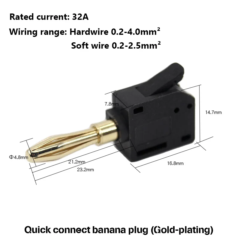 

Обжимная клемма YJCAL Banana Plug 4мм