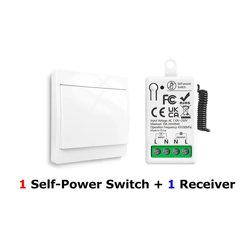 

Беспроводной интеллектуальный выключатель Deze 433МГц