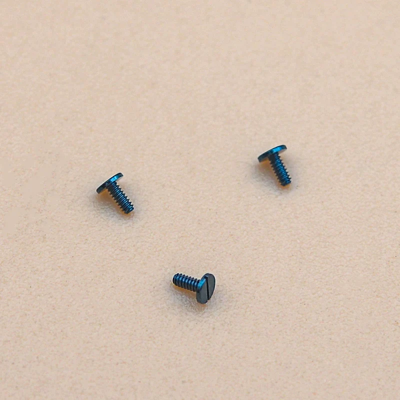 Blue Screw M0.6*1.58Cap*1.92 long Mechanical Watch Movement Accessories Watches Repair Parts Watch Aftermarket Replacements