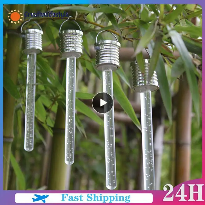 

Automatic Charging Pendant Light Tree Decor Rgb Chandelier Acrylic Courtyard Light Home Lighting Ip65 Waterproof Solar Lamps