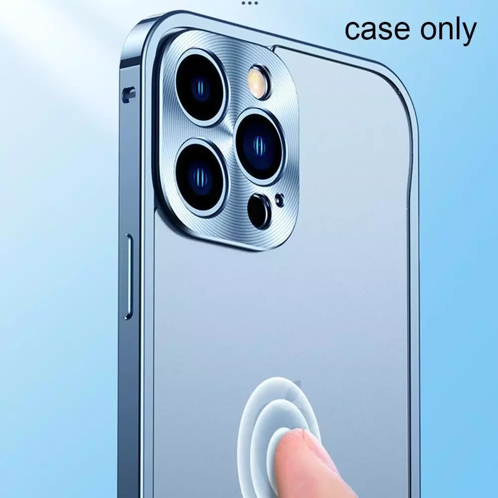 

For IPhone 13 Pro Max Aluminium Alloy Acrylic Hard Cover For IPhone 13 Pro Max 12 Pro Max Shockroof Frame Case For IPhone 1 E9H7