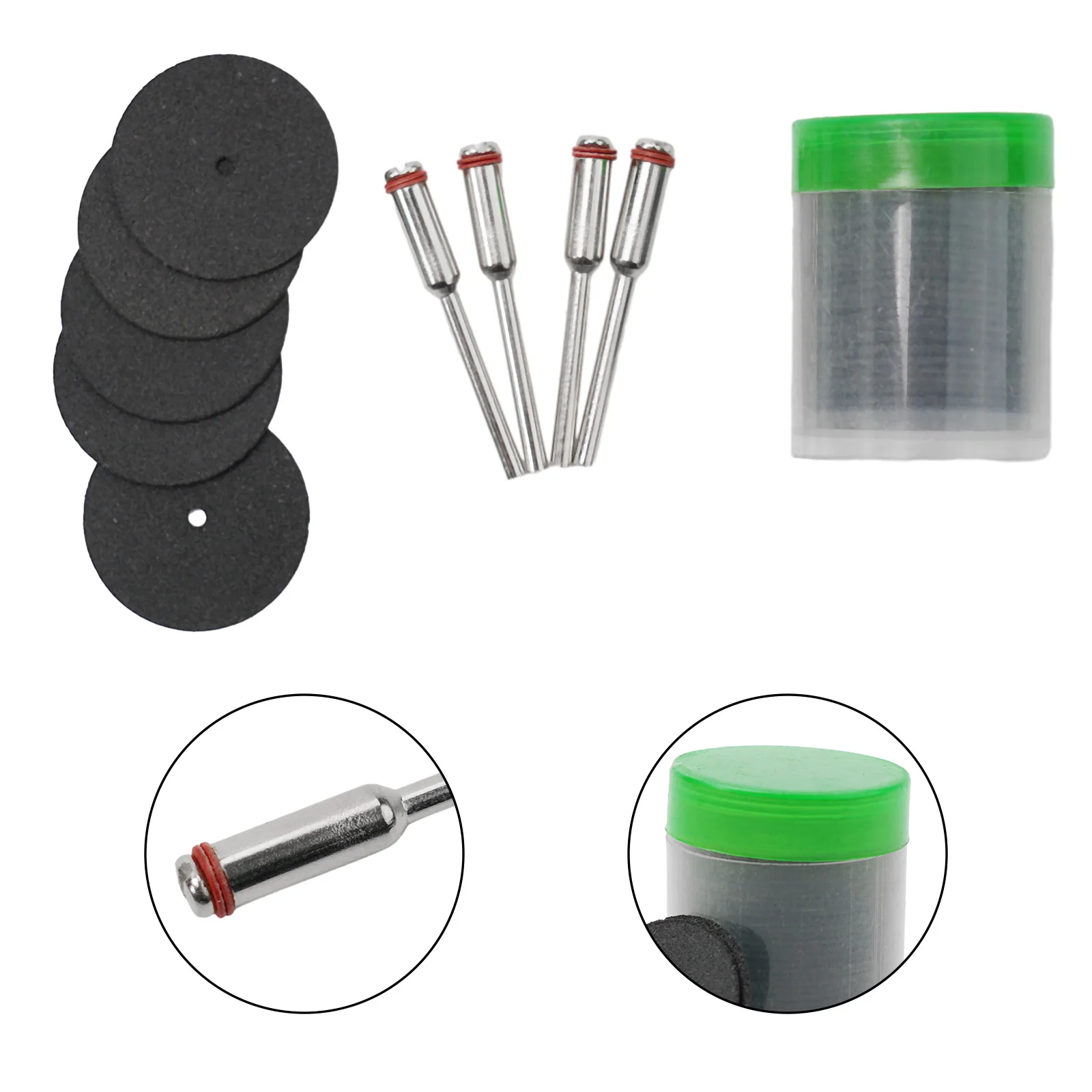 

Cutting Disc Grinding Wheel 2mm Hole 36mm Rod Length Circular Saw Blade For Grinding/cutting 40pcs/set Black+Silver