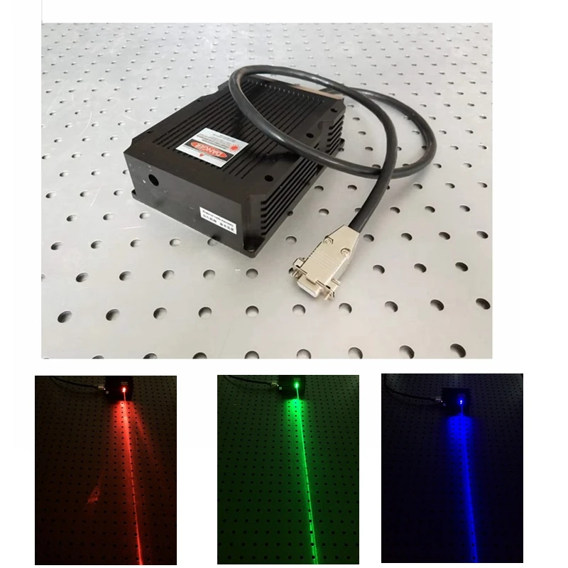 RGB 638 нм красный 520 зеленый 445 синий комбинированный белый лазерный модуль с