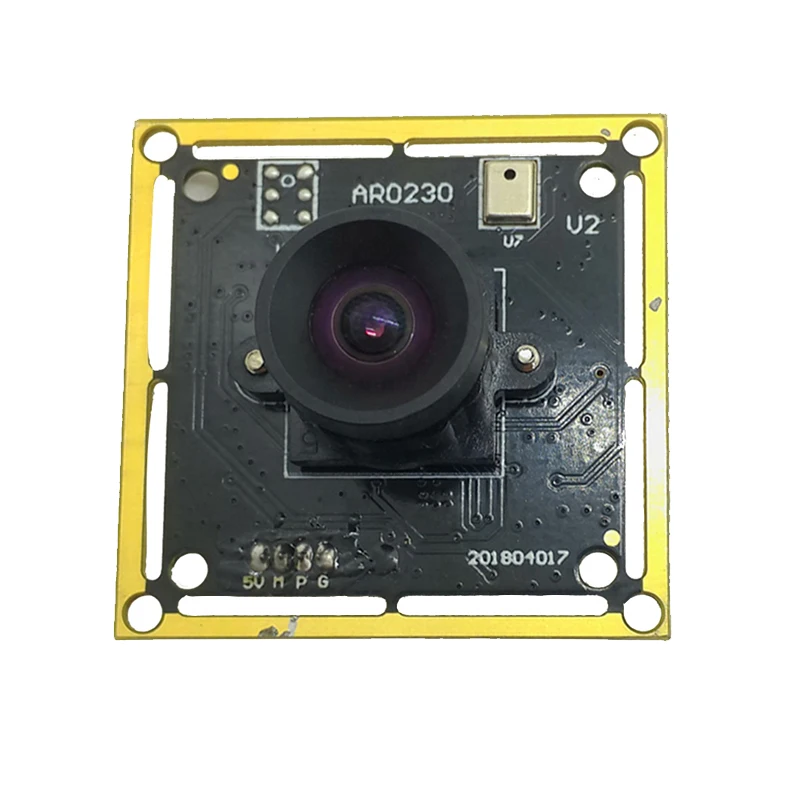 

2MP COMS AR0230 WDR 1080P HD FF 90° USB Camera Module With Microphone Face Recognition