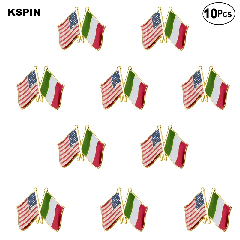 

U.S.A & Belgium Lapel Pin Flag badge Brooch Pins Badges 10Pcs a Lot