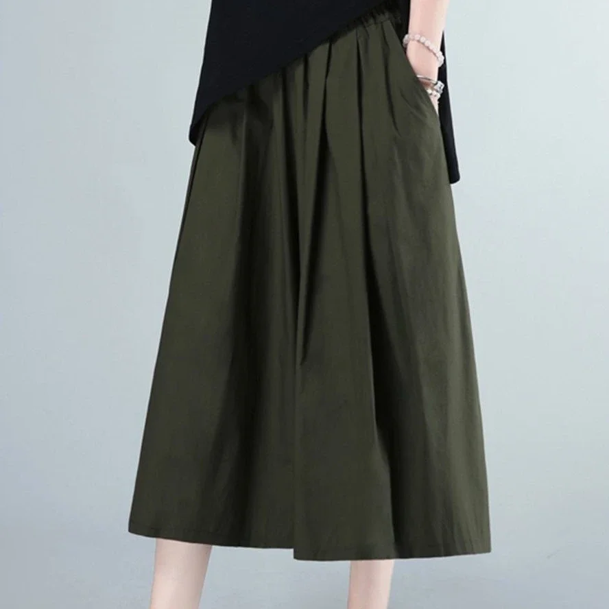 Шорты-бермуды женские до колен шорты в Корейском стиле средней эластичности