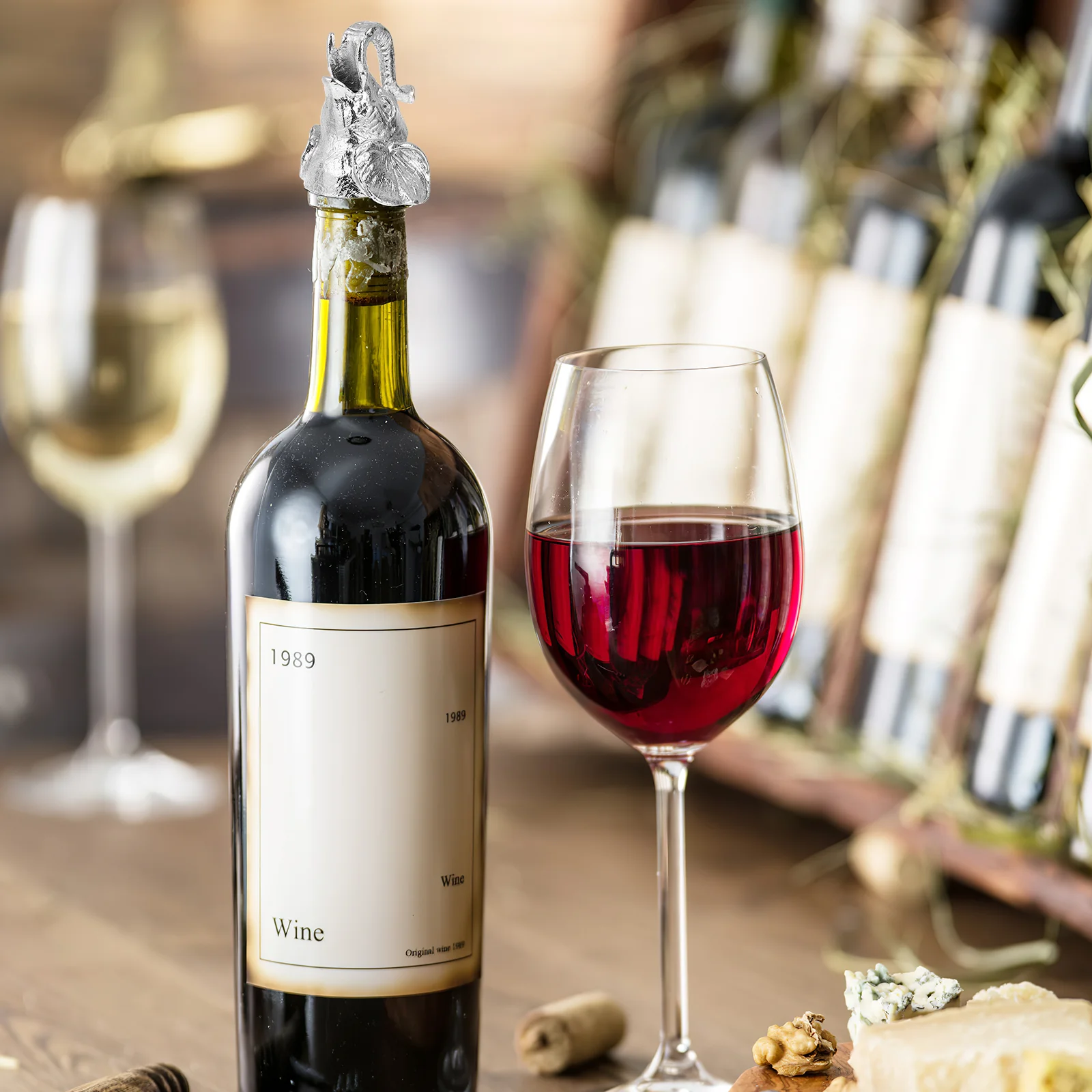 Крышки для бутылок пробки из сплава форма головы слона насадка животных аэратор