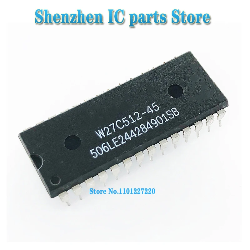 1 шт./лот W27C512-45Z DIP-28 W27C512-45 W27C512 64K X 8 электрически стираемый EPROM IC в наличии 1 шт./лот W27C512-45Z DIP-28 W27C512-45 W27C512 64K X 8 электрически стираемый EPROM IC в наличии