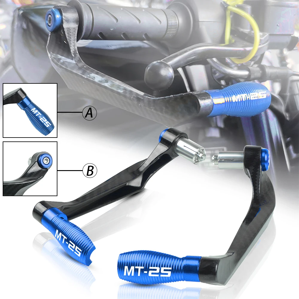 

FOR YAMAHA MT25 MT-25 Motorcycle 7/8" 22mm Handlebar Grips Guard Brake Clutch Levers Guard Protector 2005-2017 MT 25 2005 2006