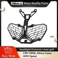 head light lamp headlight grille guard cover protector for honda crf 1000l africa twin adventure sports 2017 2018 2019 2020 2021