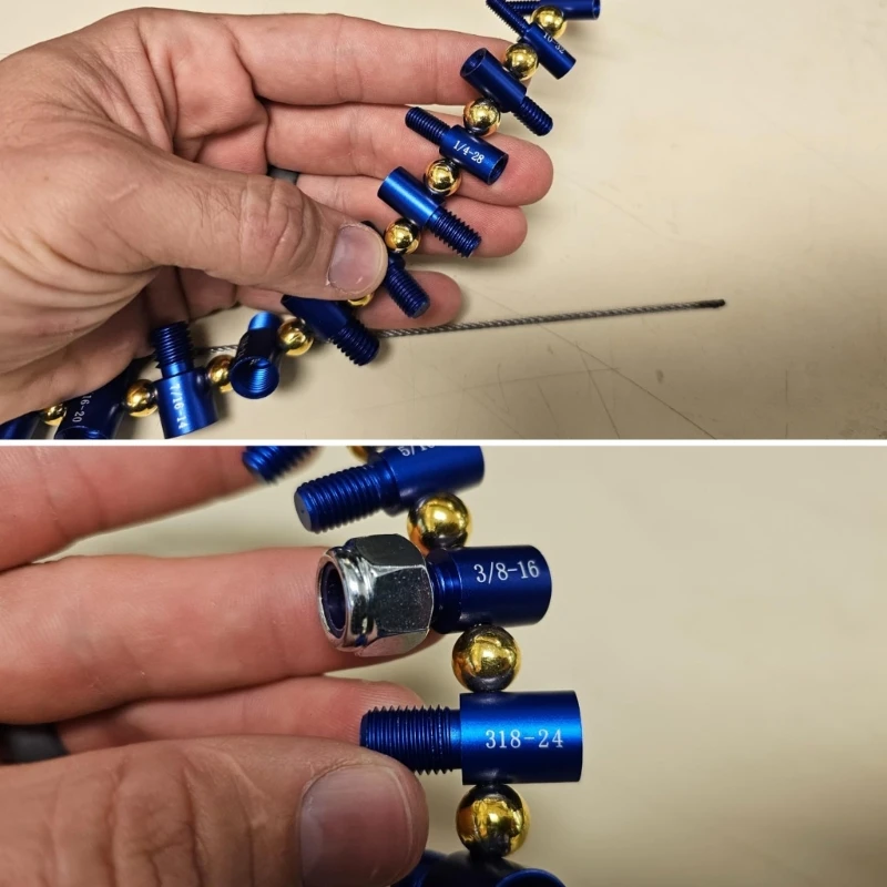 Измеритель размера съемных гаек и болтов. Прибор для проверки резьбы гайки болта.