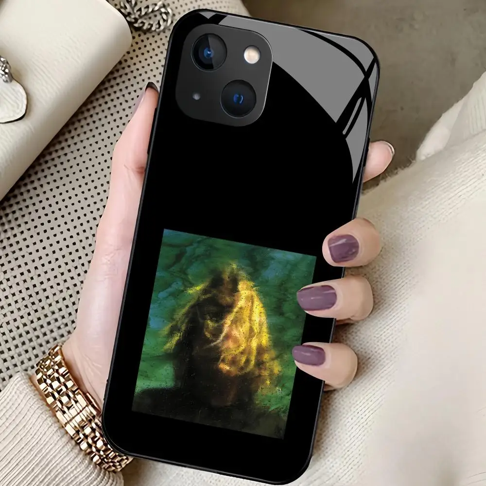 Фото Чехол для телефона Tys S-Segall для iPhone 17 16 15 14 13 12 11 Pro Max Air Plus Mini, стеклянный чехол №1