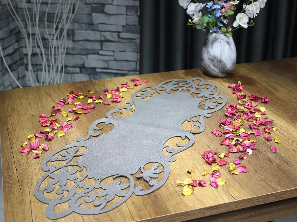 

Magnolia Suede Runner Gray